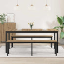 Spiseborde 180 x 90 x 75 cm Konstrueret træ Rektangulær
