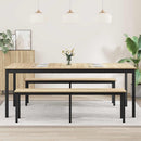 Spiseborde 200 x 100 x 75 cm Konstrueret træ Rektangulær