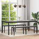 Spiseborde 200 x 100 x 75 cm Konstrueret træ Rektangulær