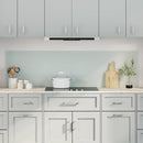 Køkkenbacksplash 2 pcs Hvid 90 x 50 cm hærdet glas
