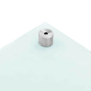 Køkkenbacksplash 2 pcs Hvid 100 x 60 cm hærdet glas