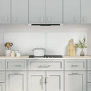 Køkkenbacksplash 2 pcs Transparent 90 x 50 cm hærdet glas