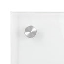 Køkkenbacksplash 2 pcs Transparent 90 x 60 cm hærdet glas