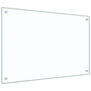 Køkkenbacksplash 2 pcs Transparent 90 x 60 cm hærdet glas