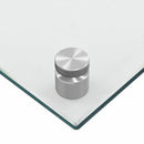 Køkkenbacksplash 2 pcs Transparent 100 x 40 cm hærdet glas
