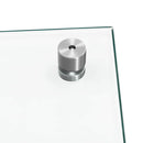 Køkkenbacksplash 2 pcs Transparent 100 x 60 cm hærdet glas