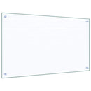 Køkkenbacksplash 2 pcs Transparent 100 x 60 cm hærdet glas