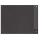 Køkkenbacksplash 2 pcs Mørkegrå 80 x 60 cm hærdet glas