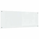 Køkkenbacksplash 2 pcs Transparent 110 x 40 cm hærdet glas