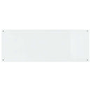 Køkkenbacksplash 2 pcs Transparent 110 x 40 cm hærdet glas