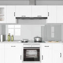 Køkkenbacksplash 2 pcs Transparent 110 x 60 cm hærdet glas