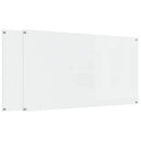 Køkkenbacksplash 2 pcs Transparent 110 x 60 cm hærdet glas