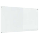 Køkkenbacksplash 2 pcs Transparent 110 x 60 cm hærdet glas