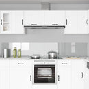 Køkkenbacksplash 2 pcs Transparent 120 x 40 cm hærdet glas