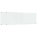 Køkkenbacksplash 2 pcs Transparent 120 x 40 cm hærdet glas