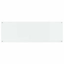 Køkkenbacksplash 2 pcs Transparent 120 x 40 cm hærdet glas