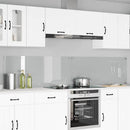 Køkkenbacksplash 2 pcs Transparent 120 x 50 cm hærdet glas