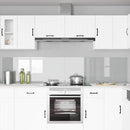 Køkkenbacksplash 2 pcs Transparent 120 x 50 cm hærdet glas