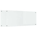 Køkkenbacksplash 2 pcs Transparent 120 x 50 cm hærdet glas