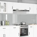 Køkkenbacksplash 2 pcs Transparent 120 x 60 cm hærdet glas