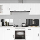 Køkkenbacksplash 2 pcs Mørkegrå 110 x 40 cm hærdet glas