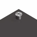 Køkkenbacksplash 2 pcs Mørkegrå 120 x 40 cm hærdet glas