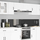 Køkkenbacksplash 2 pcs Mørkegrå 120 x 40 cm hærdet glas
