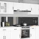Køkkenbacksplash 2 pcs Mørkegrå 120 x 50 cm hærdet glas
