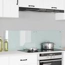 Køkkenbacksplash 2 pcs Hvid 70 x 40 cm hærdet glas