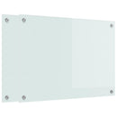 Køkkenbacksplash 2 pcs Hvid 70 x 50 cm hærdet glas