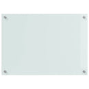 Køkkenbacksplash 2 pcs Hvid 70 x 50 cm hærdet glas