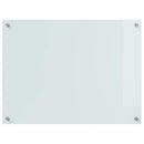 Køkkenbacksplash 2 pcs Hvid 80 x 60 cm hærdet glas