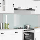 Køkkenbacksplash 2 pcs Hvid 90 x 60 cm hærdet glas