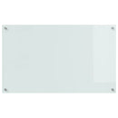 Køkkenbacksplash 2 pcs Hvid 100 x 60 cm hærdet glas