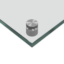 Køkkenbacksplash 2 pcs Transparent 70 x 50 cm hærdet glas