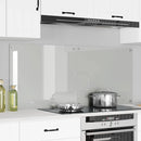 Køkkenbacksplash 2 pcs Transparent 70 x 60 cm hærdet glas