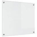 Køkkenbacksplash 2 pcs Transparent 70 x 60 cm hærdet glas