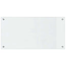Køkkenbacksplash 2 pcs Transparent 80 x 40 cm hærdet glas