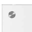 Køkkenbacksplash 2 pcs Transparent 80 x 50 cm hærdet glas