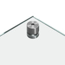 Køkkenbacksplash 2 pcs Transparent 80 x 50 cm hærdet glas