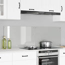 Køkkenbacksplash 2 pcs Transparent 80 x 50 cm hærdet glas