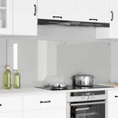 Køkkenbacksplash 2 pcs Transparent 80 x 60 cm hærdet glas