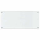 Køkkenbacksplash 2 pcs Transparent 90 x 40 cm hærdet glas