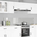 Køkkenbacksplash 2 pcs Transparent 100 x 40 cm hærdet glas