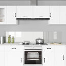 Køkkenbacksplash 2 pcs Transparent 100 x 40 cm hærdet glas
