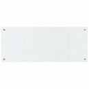 Køkkenbacksplash 2 pcs Transparent 100 x 40 cm hærdet glas