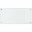 Køkkenbacksplash 2 pcs Transparent 100 x 50 cm hærdet glas
