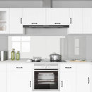 Køkkenbacksplash 2 pcs Transparent 100 x 60 cm hærdet glas