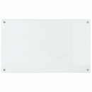 Køkkenbacksplash 2 pcs Transparent 100 x 60 cm hærdet glas