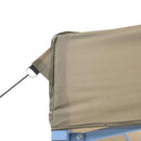 Festtelt Pop-Up Gråbrun 580 x 292 x 315 cm Oxford stof